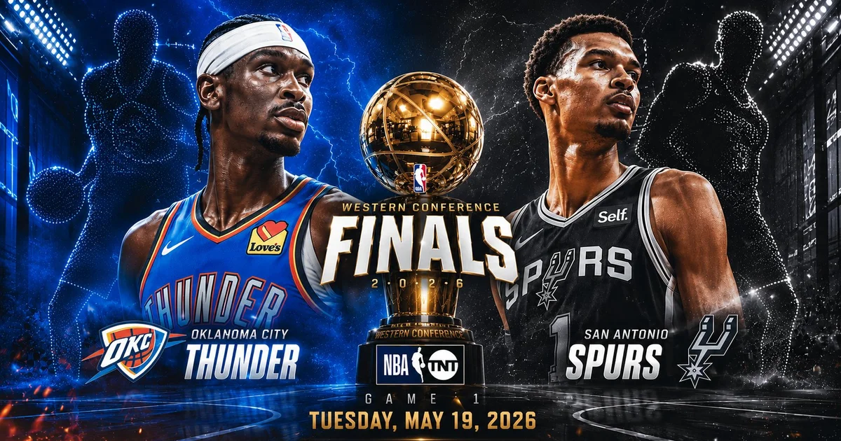 OKC Thunder vs Spurs WCF 2026